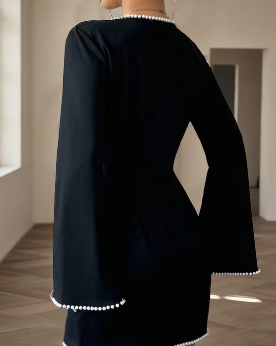 Klänning Stilfull Lång Äm Rak