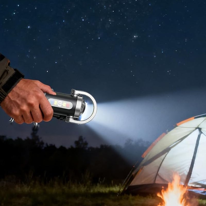Uppladdningsbar Mini Ficklampa Nyckelring
