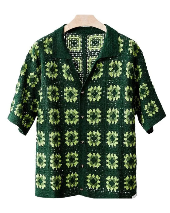 T-Shirt V-Hals Utskuren Tryck Skjorta