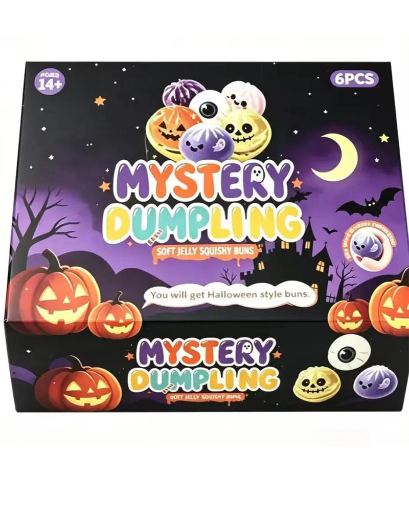 Halloween-Set Med Gulliga Läskiga Spök-Maruko-Mjuka Tryckleksaker, Miniatyr Bärbar Stressleksak, Sensoriska Produkter För Halloween-Tillbehör, Påfyllnad Till Festgodispåsar & Minipresenter