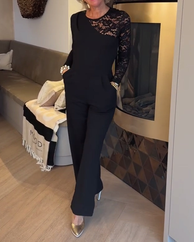 Topp Lapptäcke Spetsstickad