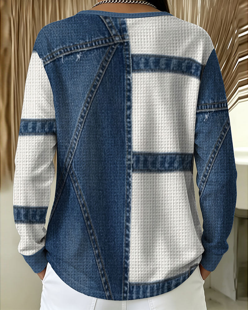 Topp Halv Dragkedja Casual Design