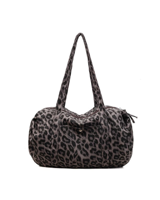 Väska Stor Kapacitet Leopard Tryck Tote
