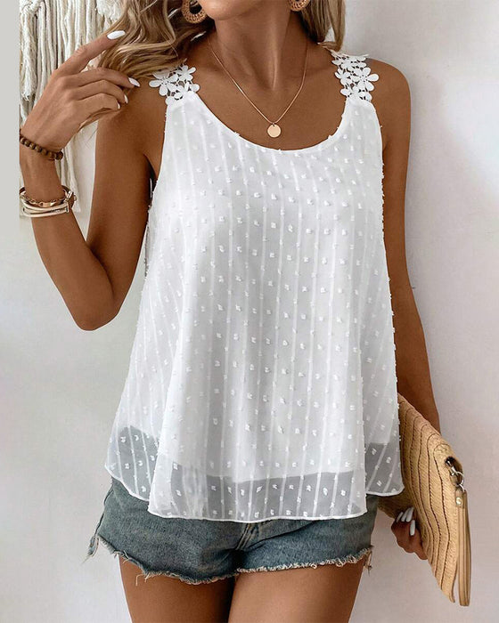 Väst Enfärgad Axelband