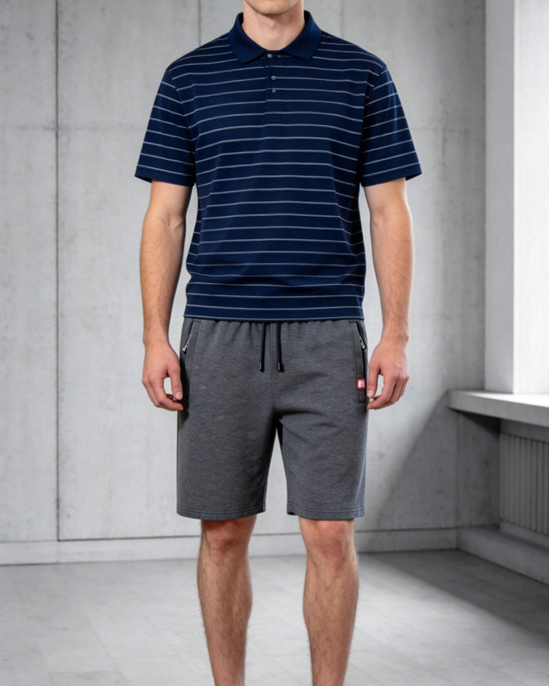 Shorts Herr Enfärgad Strand