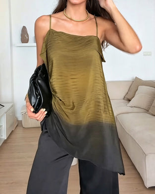Cami Top Ombre Färgblock