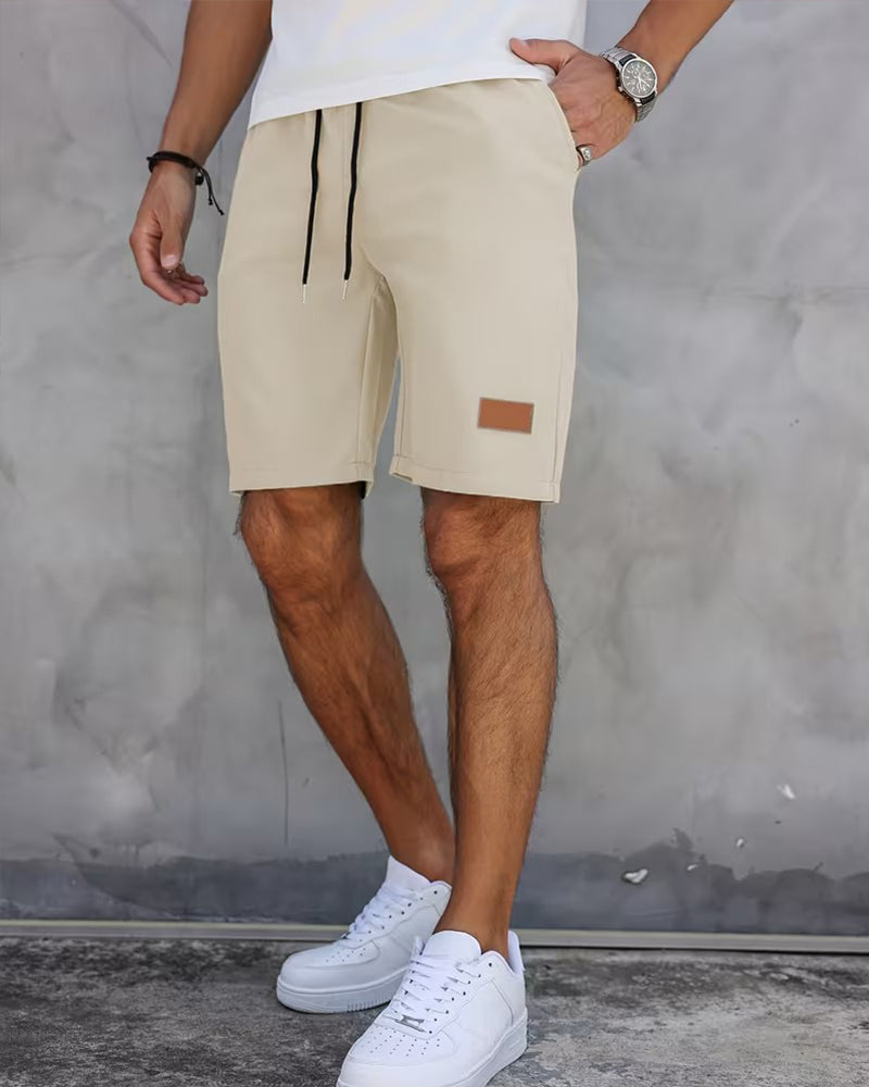Shorts Läder Etikett Casual
