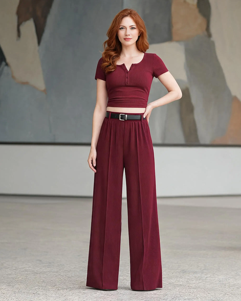 Set T-Shirt & Casual Byxor