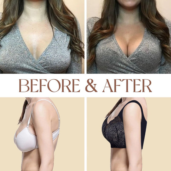 Sömlös Push Up Trådlös Spets-BH