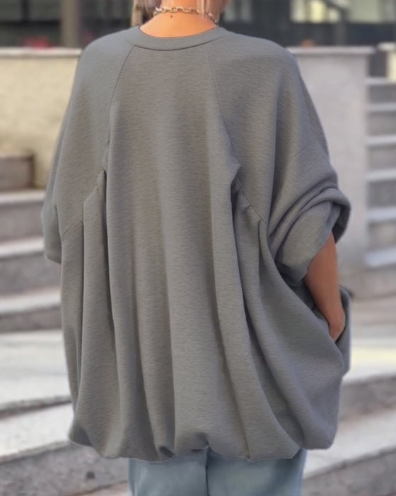 Topp Enfärgad Lös Asymmetrisk