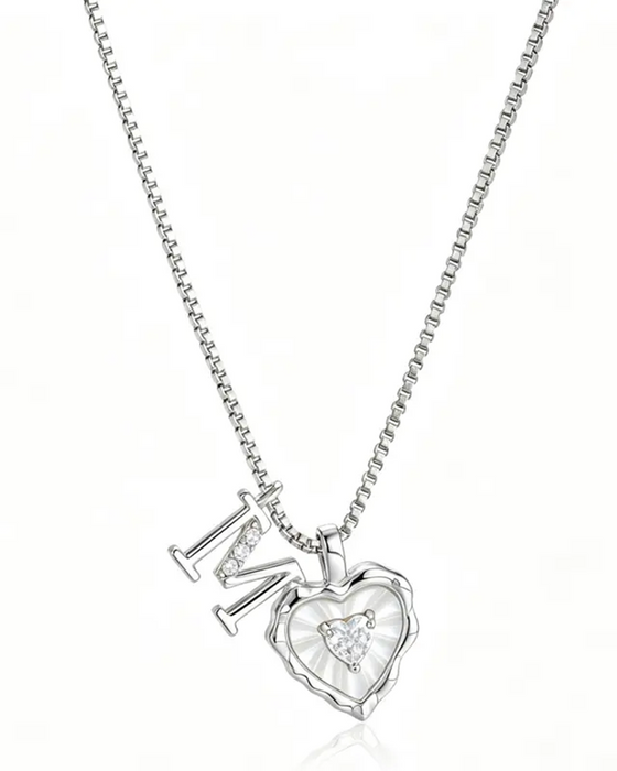 A–Z Mikropave Bokstavspendel Halsband