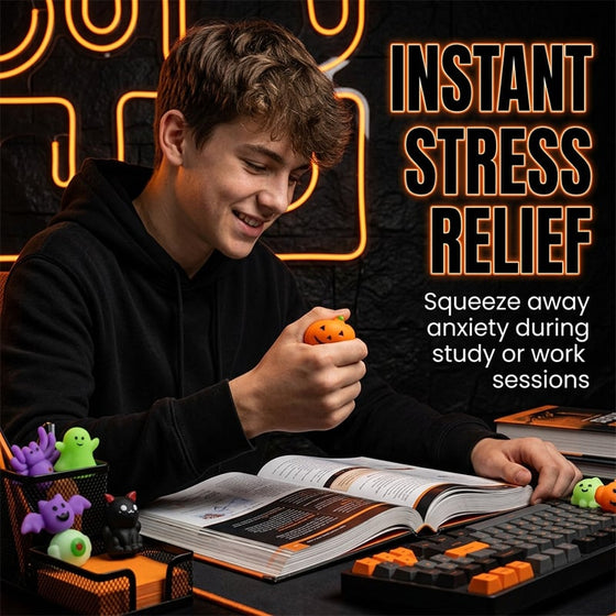 Halloween-squishies stressavlastande leksaksset