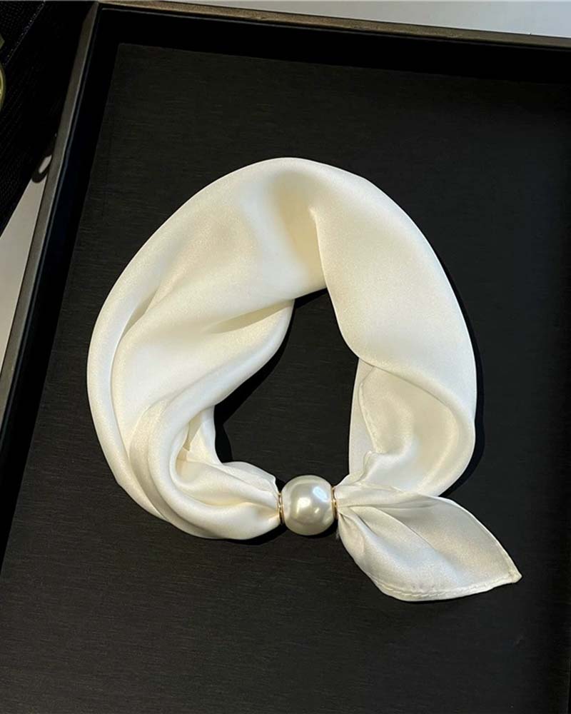 Lättillgänglig Glamour: Pärlhalsbandscarf 🧣