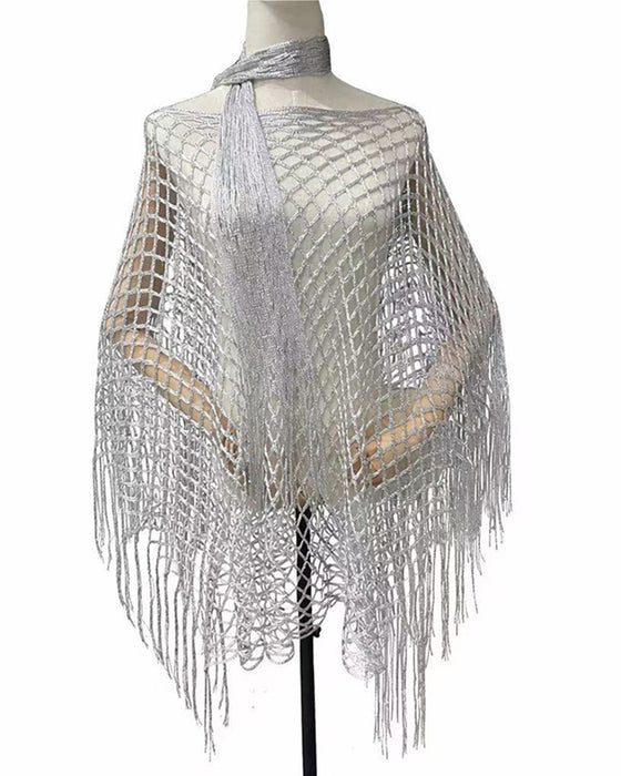 Pullover Fringe Mesh Urholkning