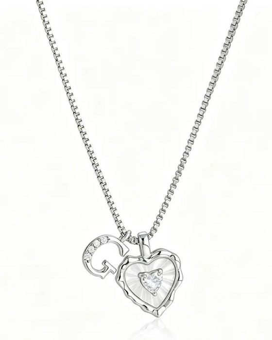 A–Z Mikropave Bokstavspendel Halsband