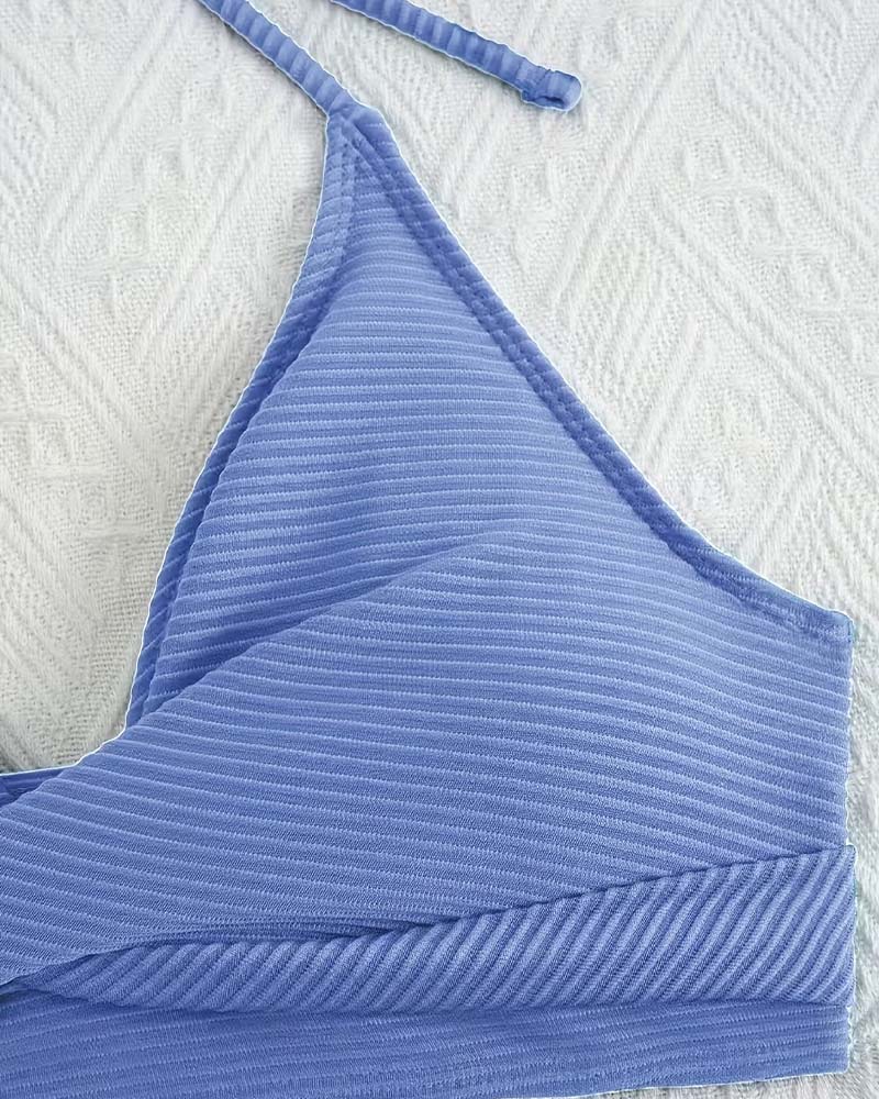 Bikini Halter Hög Midja