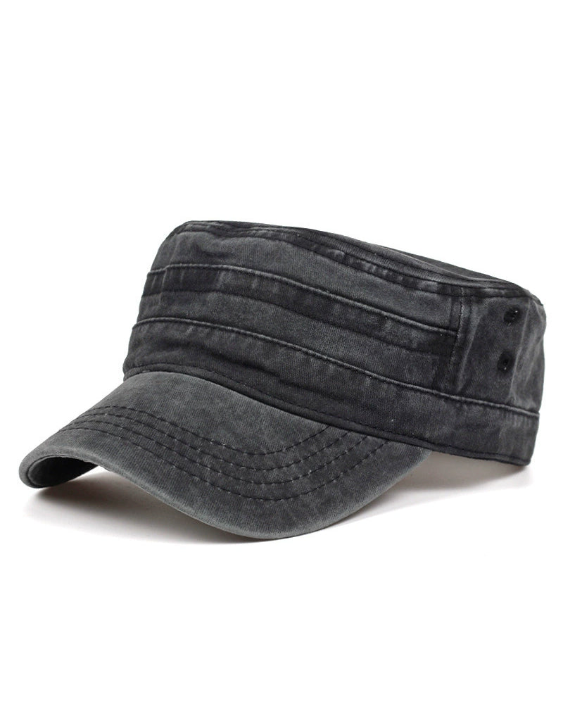 Platt Topp Trendig Keps