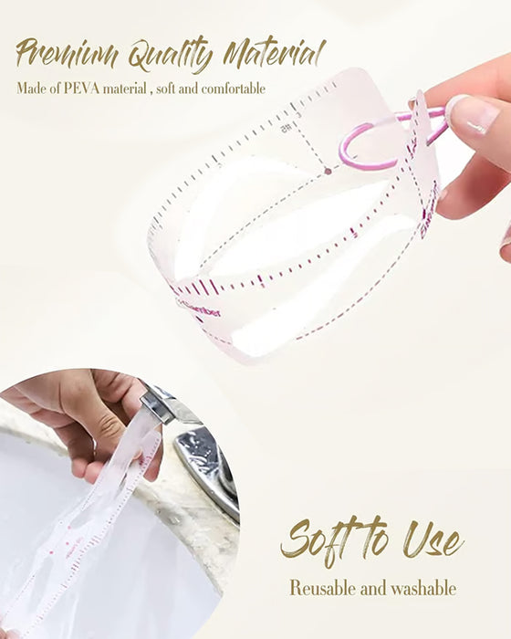 Återanvändbar Ögonbryn Stencil Formningskit