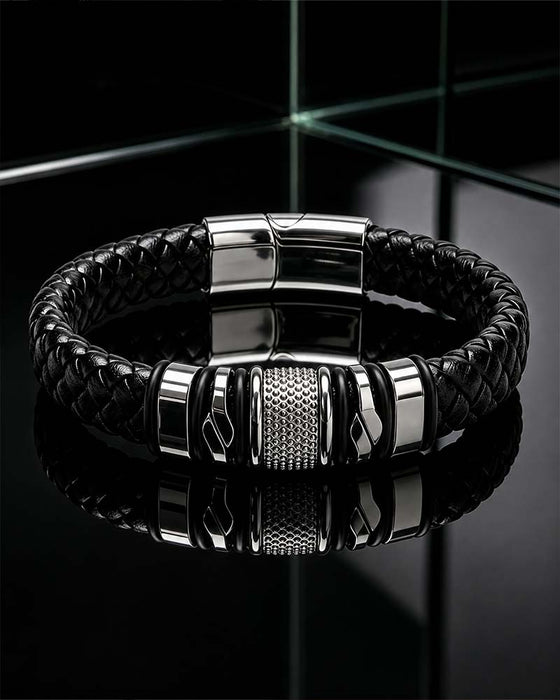 Premium Läderarmband För Män
