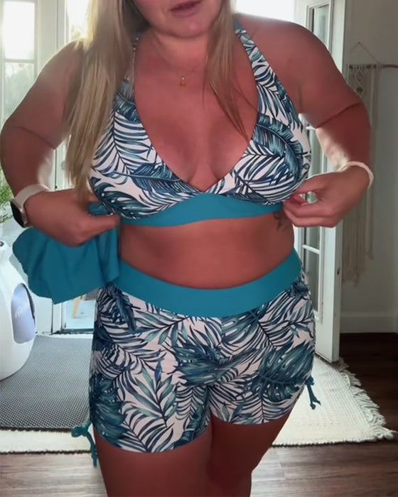 Bikini Modefull Och Mångsidig Fritid Tvådelad