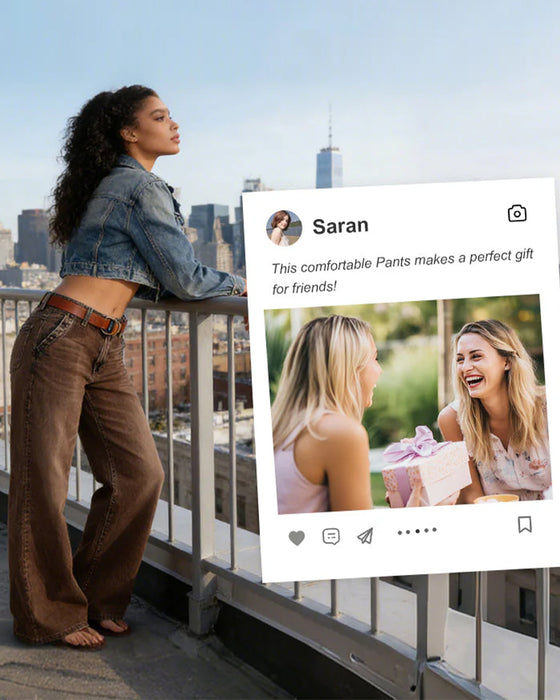 Jeans Multi-Knapp Tvättad Lös