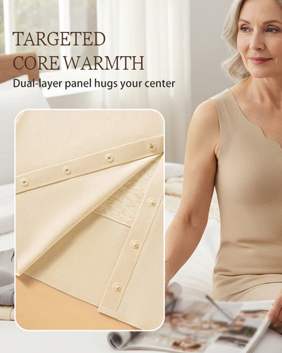 Linne Termisk Framknappar Integrerad BH