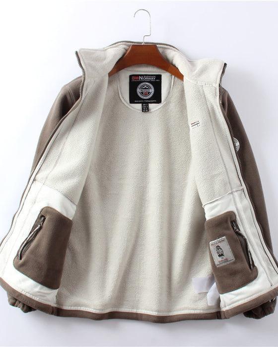 Jacka Herr Dubbel-Lager Fleece & 50% RABATT