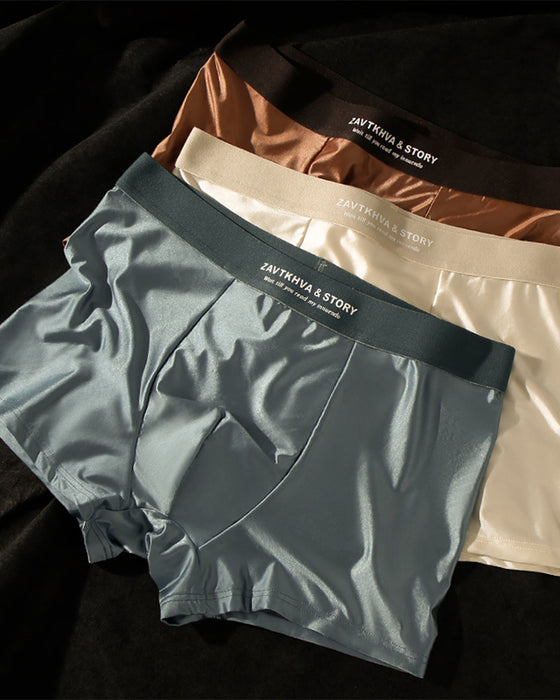 Lyxig IsSilk Herrboxershorts