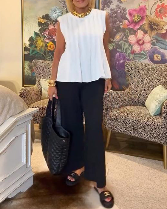 Mångsidig Kamisol med Eleganta Rynkor