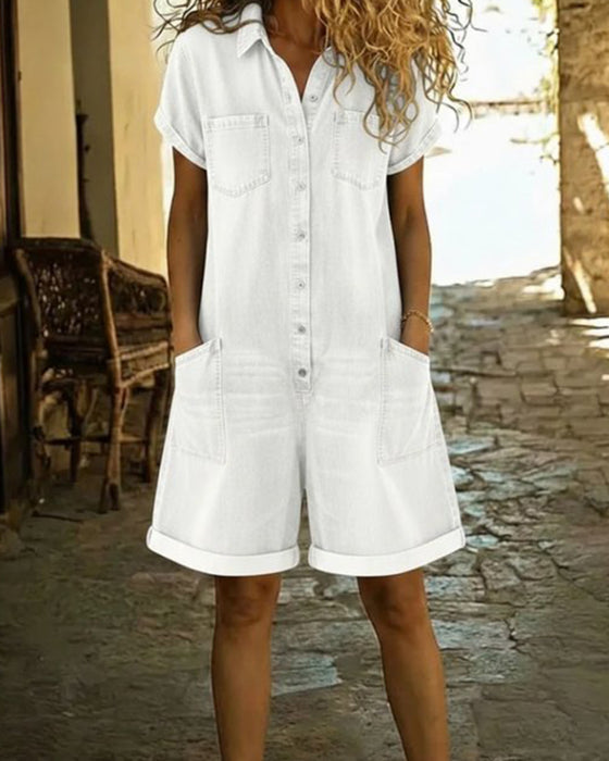 Byxdress Kort Ärm