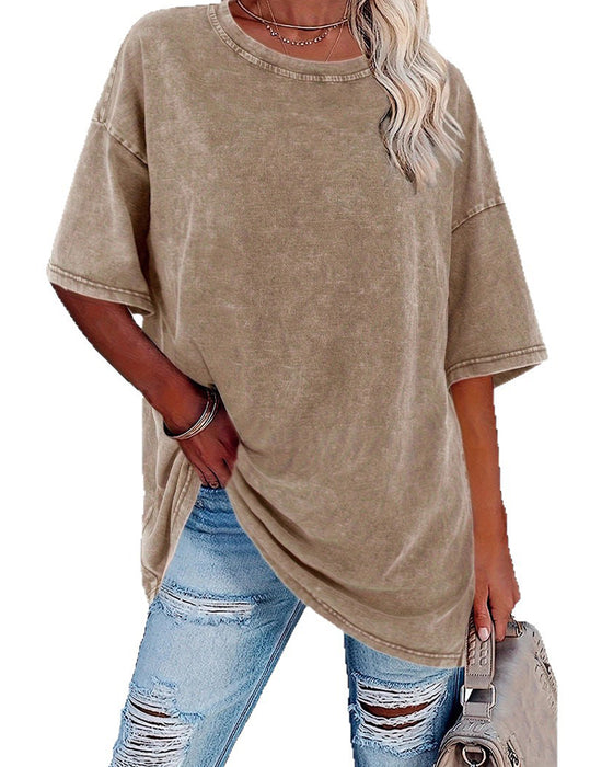 T-Tröja Loose Fit Casual Kortärmad