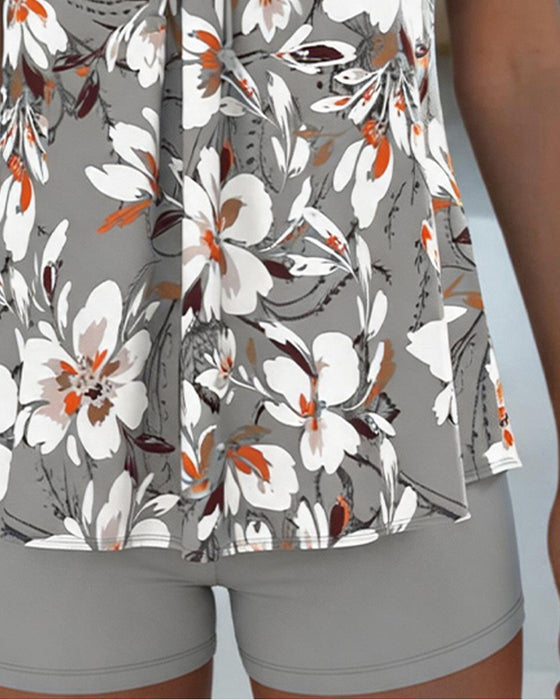 Tankini Stor Blommig Slips