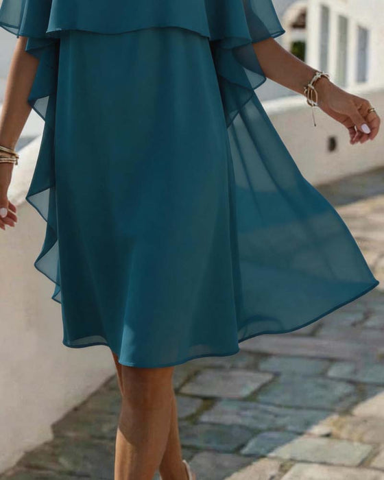 Klädning Solid Casual Rak