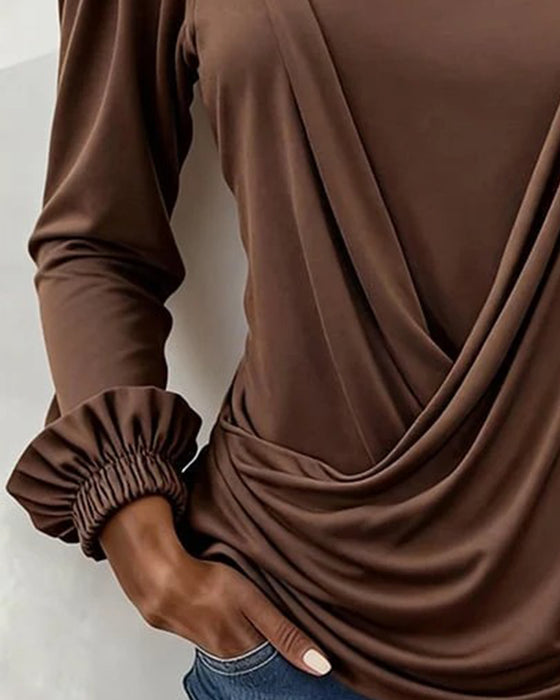Topp Camisole Off-Axel Kors Puff-Ärm