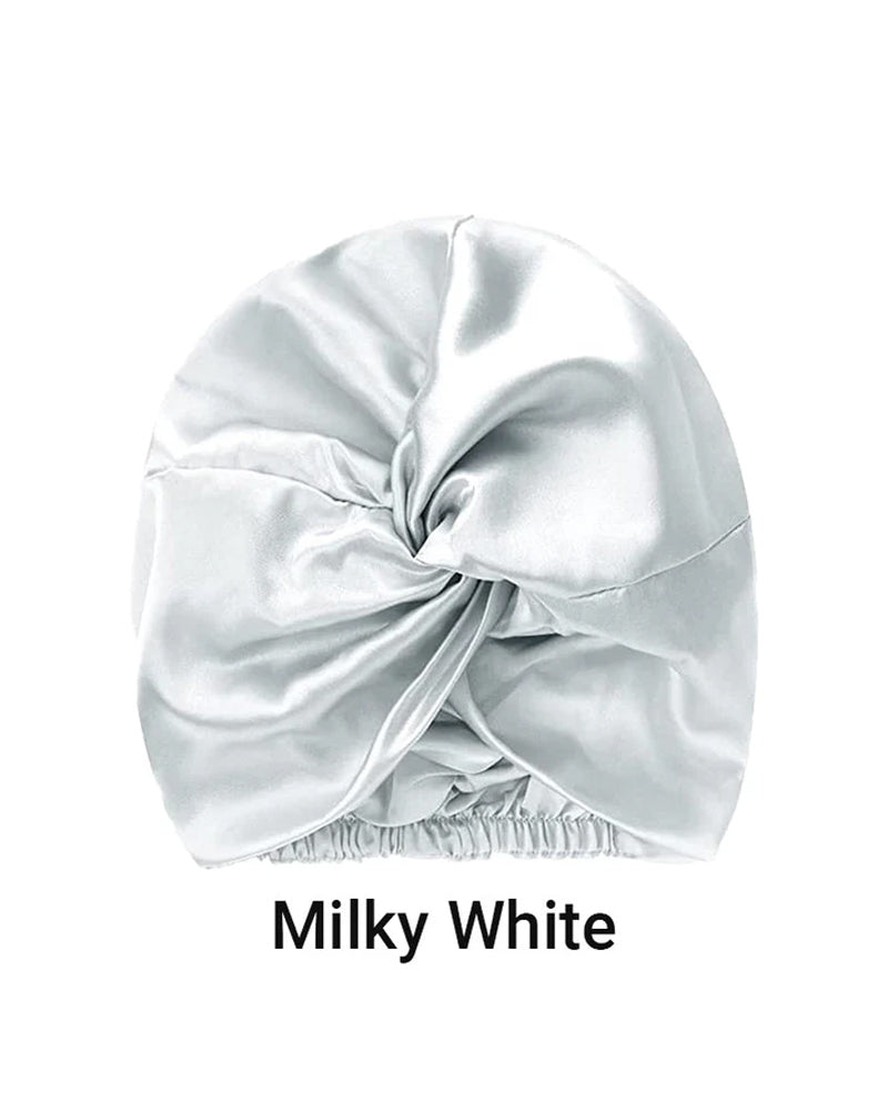 Mjuk Och Stretchig Hårmössa Med Tvistdesign