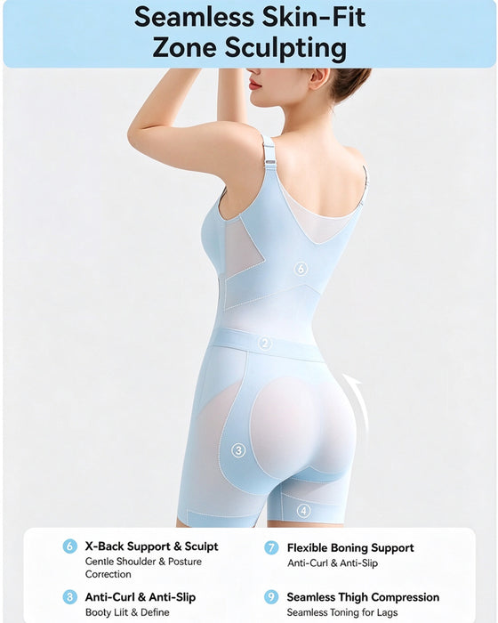 Svalkande Magkontroll Rumplyftande Shapewear Bodysuit