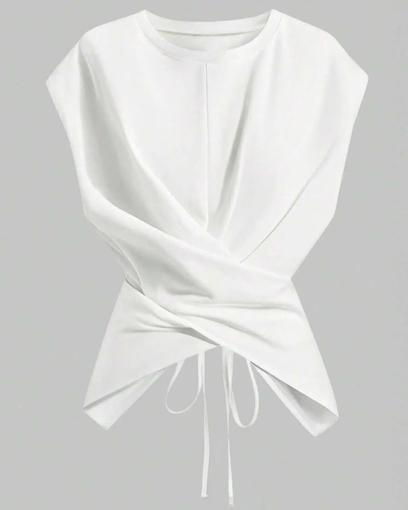 Topp A Korsrem Fåll Croppad