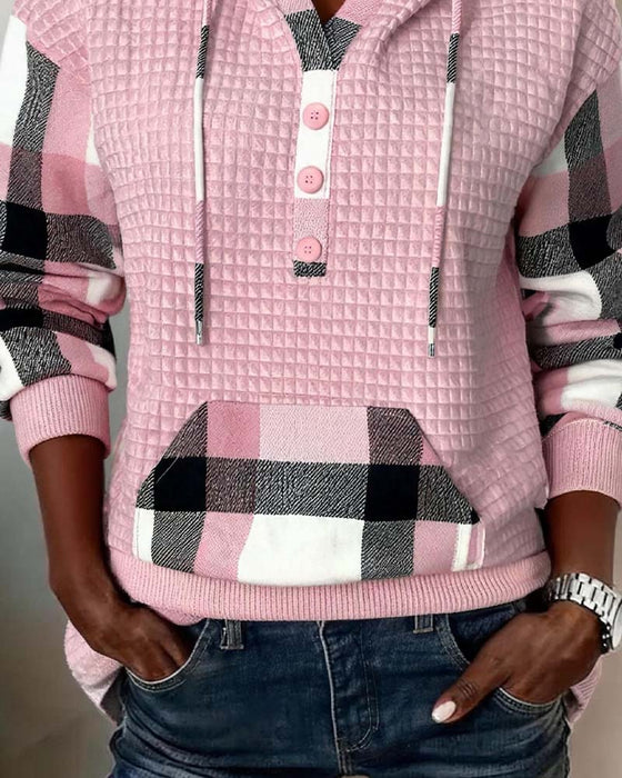 Hoodie Ruta Patchwork Casual