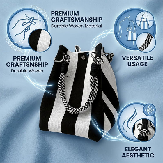 Väska Mini Stickad Hink Tote