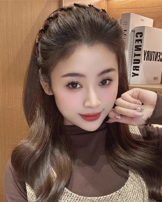 Hårband Vintage Högt Kranium Konstpärla