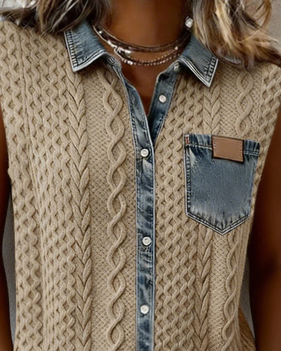 Linne Patchwork Denim Mode