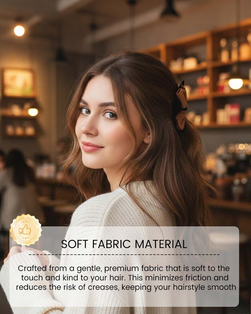 Hårsnodd Elegant Elastisk Rosett