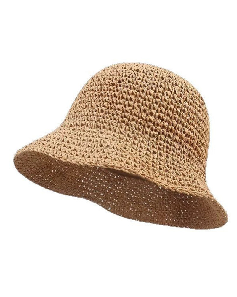 Hatt Utomhus Vävd Halm