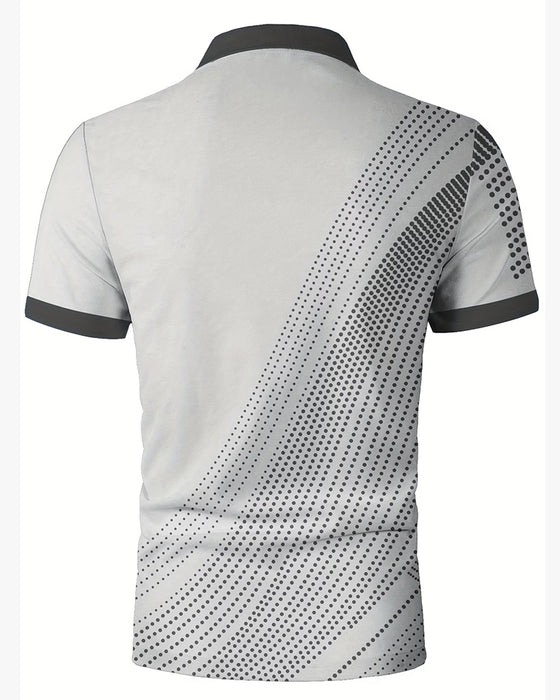 Herr T-Shirt Avslappnad Med Krage