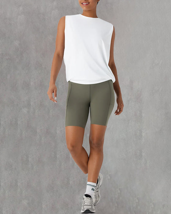 Väst Ärmlös Rund Hals Sport