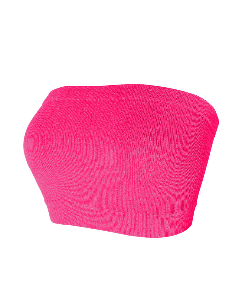 Lingeri Axelbandslös Enfärgad Bandeau