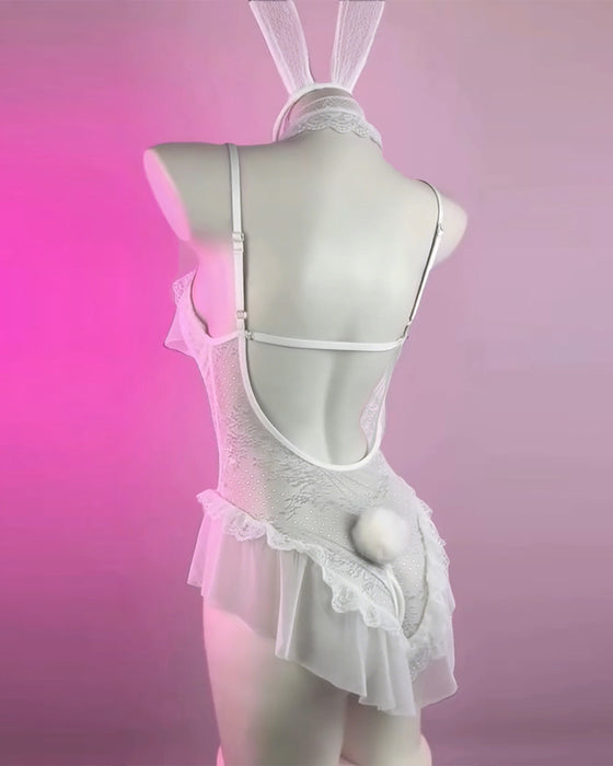 Sensuellt Underklädesset Med Lätt Åtkomst