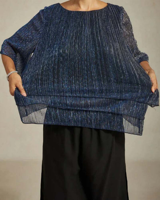 Stilfull T-Shirt Med Rund Hals