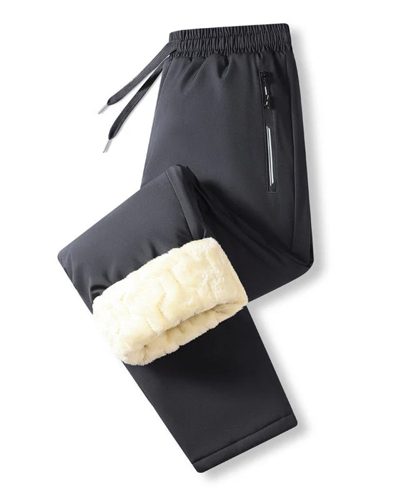 Herr Byxor Varmfodrade Vattentäta Dragsnodd