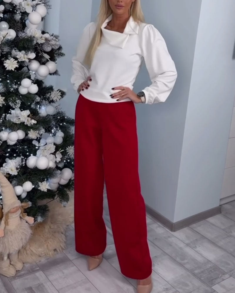 Topp Puffärm Modern Lång Ärm